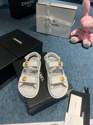 Chanel G40138 Women's Sandals Shoes Lambskin C90245 - 35 - View 3