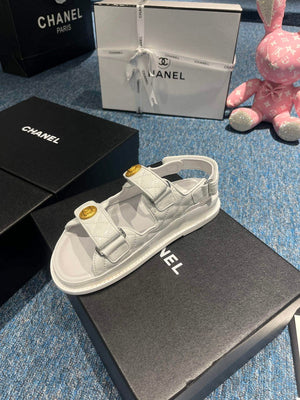 Chanel G40138 Women's Sandals Shoes Lambskin C90245 - 35 - View 7
