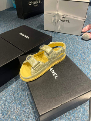 Chanel G40138 Women's Sandals Shoes Lambskin C90249 - 35 - View 8