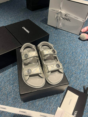 Chanel G40138 Women's Sandals Shoes Lambskin C90250 - 35 - View 6
