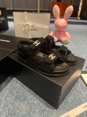 Chanel G40138 Women's Sandals Shoes Lambskin C90252 - 35 - View 4