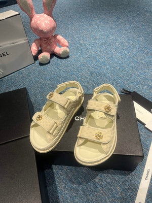 Chanel G40138 Women's Sandals Shoes Lambskin C90255 - 35 - View 2
