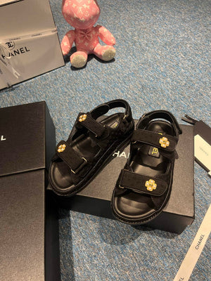 Chanel G40138 Women's Sandals Shoes Lambskin C90256 - 35 - View 4