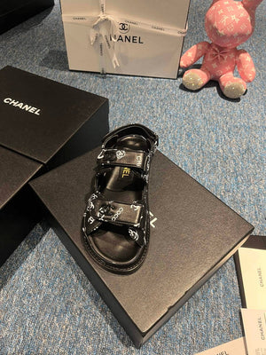Chanel G40138 Women's Sandals Shoes Lambskin C90258 - 35 - View 6