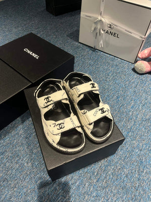 Chanel G40138 Women's Sandals Shoes Lambskin C90260 - 35 - View 4