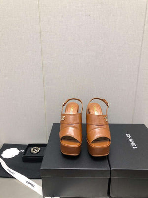 Chanel G45016 Patent Crumpled Lambskin Sandals C88323 - US 4=Euro 35 - View 2