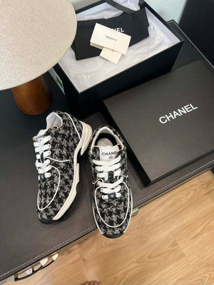 Chanel G45077 Women's Trainer Wool Sneaker C912471 - Fmale-Euro 35=US 4 - View 1