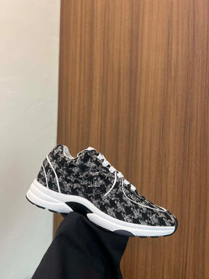 Chanel G45077 Women's Trainer Wool Sneaker C912471 - Fmale-Euro 35=US 4 - View 4