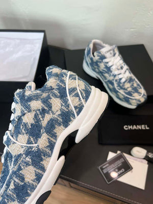 Chanel G45077 Women's Trainer Wool Sneaker C912472 - Fmale-Euro 35=US 4 - View 7