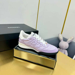 Chanel G45839 Women 24B Trainers Shiny Calfskin Calfskin & Suede Calfskin C91255 - Fmale-Euro 35=US 4 - View 1