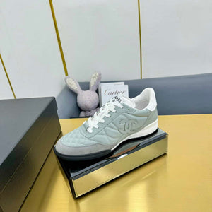 Chanel G45839 Women 24B Trainers Shiny Calfskin Calfskin & Suede Calfskin C91260 - Fmale-Euro 35=US 4 - View 4