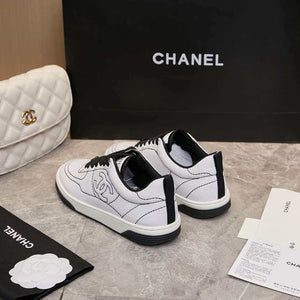 Chanel G46076 Women 24B Trainers Cotton Black & White C91283 - Fmale-Euro 35=US 4 - View 8