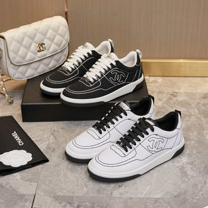 Chanel G46076 Women 24B Trainers Cotton Black & White C91283 - Fmale-Euro 35=US 4 - View 9