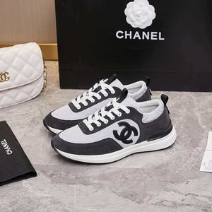 Chanel G46076 Women 24B Trainers Suede leather Black & White C91292 - Fmale-Euro 35=US 4 - View 10