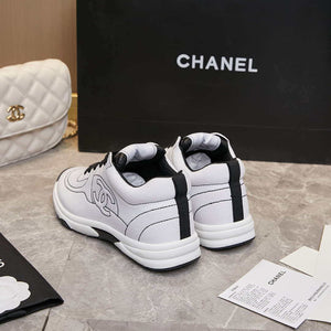 Chanel G46084 Women 24B Trainers Cotton White & Black C91280 - Fmale-Euro 35=US 4 - View 8