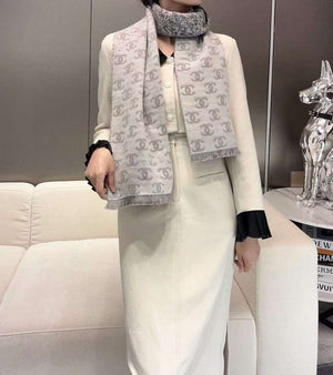 Chanel Gradient Scarf Designer Scarf C88726 - Default Title - View 2