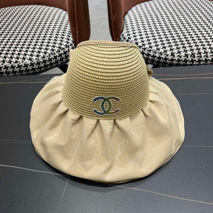 Chanel Hat Designer Chanel Sun Hat C88133 - Default Title - View 1