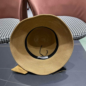 Chanel Hat Designer Chanel Woven Straw Hat C88132 - Default Title - View 9