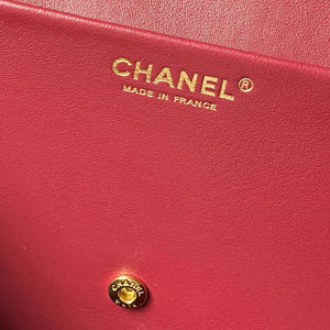 Chanel Maxi Flapbag Grained calfskin & gold-tone metal AS6233 Crocodile pattern Black - Default Title - View 9