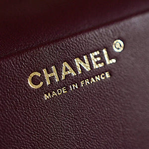 Chanel Maxi Flapbag Grained calfskin & gold-tone metal AS6233 Gold Brown - Gold - View 8