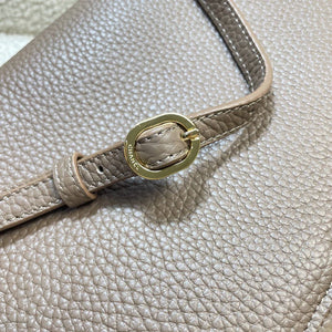 Chanel Maxi Flapbag Grained calfskin & gold-tone metal AS6233 Light Brown - Gold - View 6