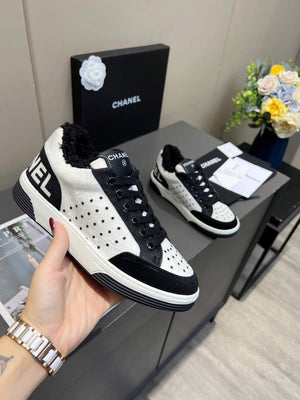 Chanel Men Women's Sneaker Designer Chanel Tennis Shoes C90091 - 34 - View 4
