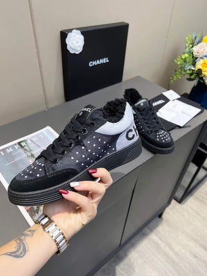 Chanel Men Women's Sneaker Designer Chanel Tennis Shoes C90092 - 34 - View 5
