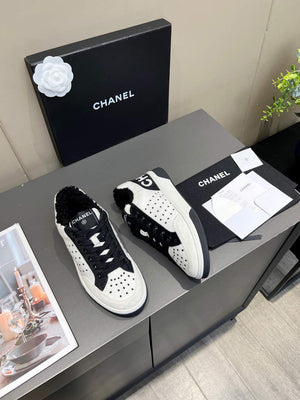 Chanel Men Women's Sneaker Designer Chanel Tennis Shoes C90093 - 34 - View 3