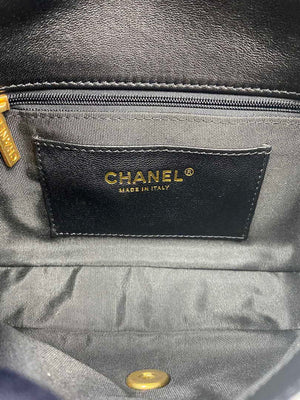 Chanel Mini Flap Bag Lambskin Gold-Tone Metal AS3213 Black - Default Title - View 8