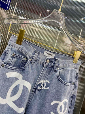 Chanel P73394 Women's Fashion Jeans C58721 - S - View 4