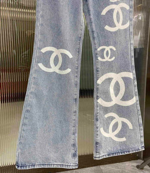 Chanel P73394 Women's Fashion Jeans C58721 - S - View 5