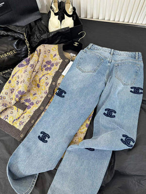 Chanel P73394 Women's Fashion Jeans C58728 - S - View 6