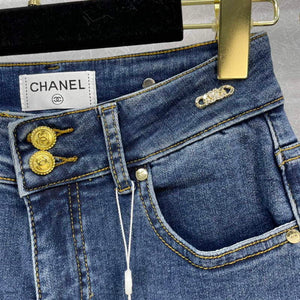 Chanel P73394 Women's Fashion Jeans C58731 - S - View 3
