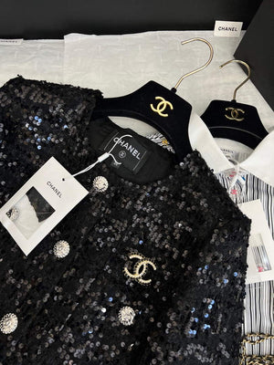 Chanel P73609 Women's Fashion Clothing Jacket C58713 - S - View 3