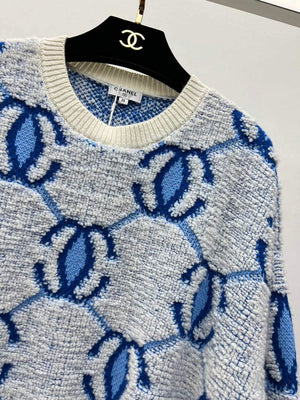 Chanel P73609 Women's Fashion Clothing Sweater C58712 - S - View 2