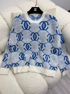 Chanel P73609 Women's Fashion Clothing Sweater C58712 - S - View 7