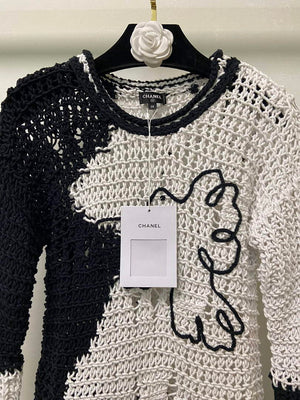Chanel P73609 Women's Fashion Clothing Sweater C58716 - S - View 3