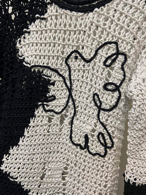 Chanel P73609 Women's Fashion Clothing Sweater C58716 - S - View 5