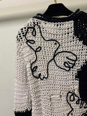 Chanel P73609 Women's Fashion Clothing Sweater C58716 - S - View 7