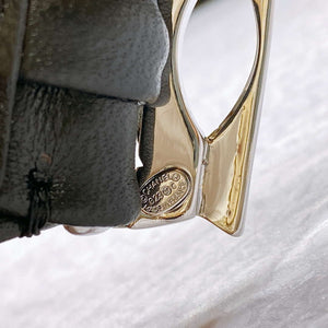 Chanel polished CC brass buckle Sheepskin elastic belt AA0937 - '--Please Select-- - View 4