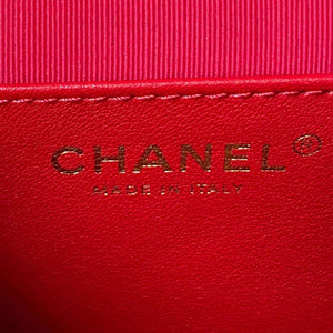 Chanel Small Backpack AS4275 Calfskin & Gold-Tone Metal Red - Default Title - View 8