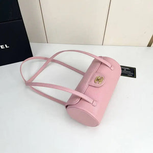 Chanel Small Bowling Bag Grained Shiny Calfskin AS6143 Pink - Default Title - View 4