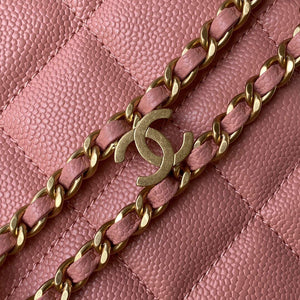 Chanel Small Hobo Bag Grained Calfskin Gold AS3223 Pink - Default Title - View 5