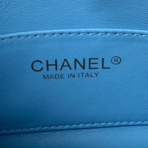 Chanel Small Hobo Bag Grained Calfskin Gold AS3223 Blue - Default Title - View 8