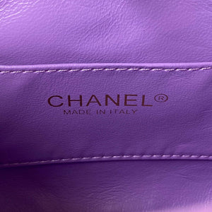 Chanel Small Hobo Bag Lambskin Gold AS3223 Purple - Default Title - View 9