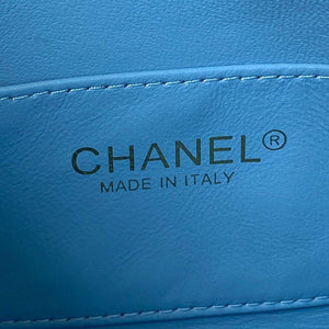 Chanel Small Hobo Bag Lambskin Gold AS3223 Blue - Default Title - View 9