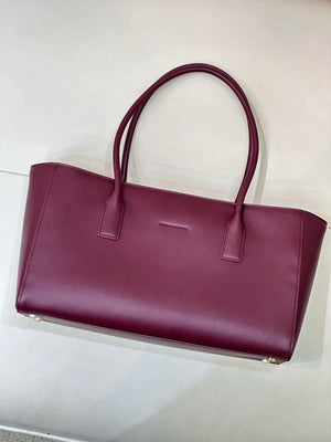 Chanel Small Shopping Bag Calfskin & Gold-Tone Metal AS6243 Dark Burgundy - Default Title - View 10