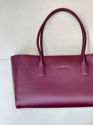 Chanel Small Shopping Bag Calfskin & Gold-Tone Metal AS6243 Dark Burgundy - Default Title - View 9