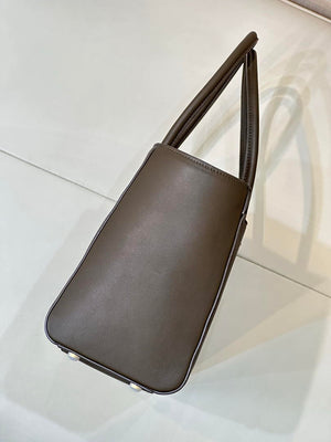 Chanel Small Shopping Bag Calfskin & Gold-Tone Metal AS6243 Dark Green - Default Title - View 8