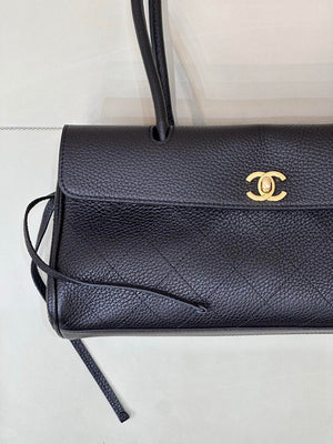 Chanel Small shopping bag Grained calfskin & gold-tone metal AS6288 Black - Default Title - View 3